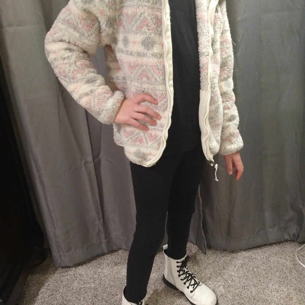 Fluffy jacket